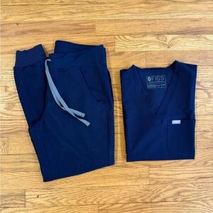 Figs Scrub Set Navy